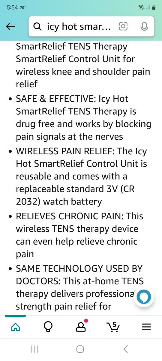 Icy Hot Smart Relief Ten Unit for Sale in Clayton, GA - OfferUp