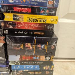 DVD Blu ray Video Games Lot Of 50+ VHS Movies  