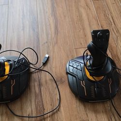 Thrustmaster T.16000M Flight Sticks (x2) – Great Shape
