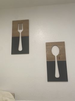 Fork And Spoon Wall Decor 