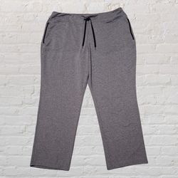 Tek Gear 'On the go gear' heathered gray athletic pants, eco friendly, Sz. XXL