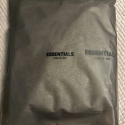 2024 Fear of God Essentials Fleece Hoodie Il 'Light Heather Grey'