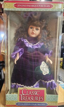 Classic Treasures Porcelain Doll