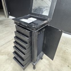 Jewelry Dresser With Mirror 