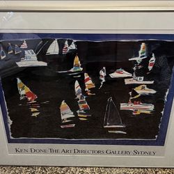 Ken Done The Art Directors Gallery Sydney Winter Wind Surfing