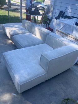 Cream sofa