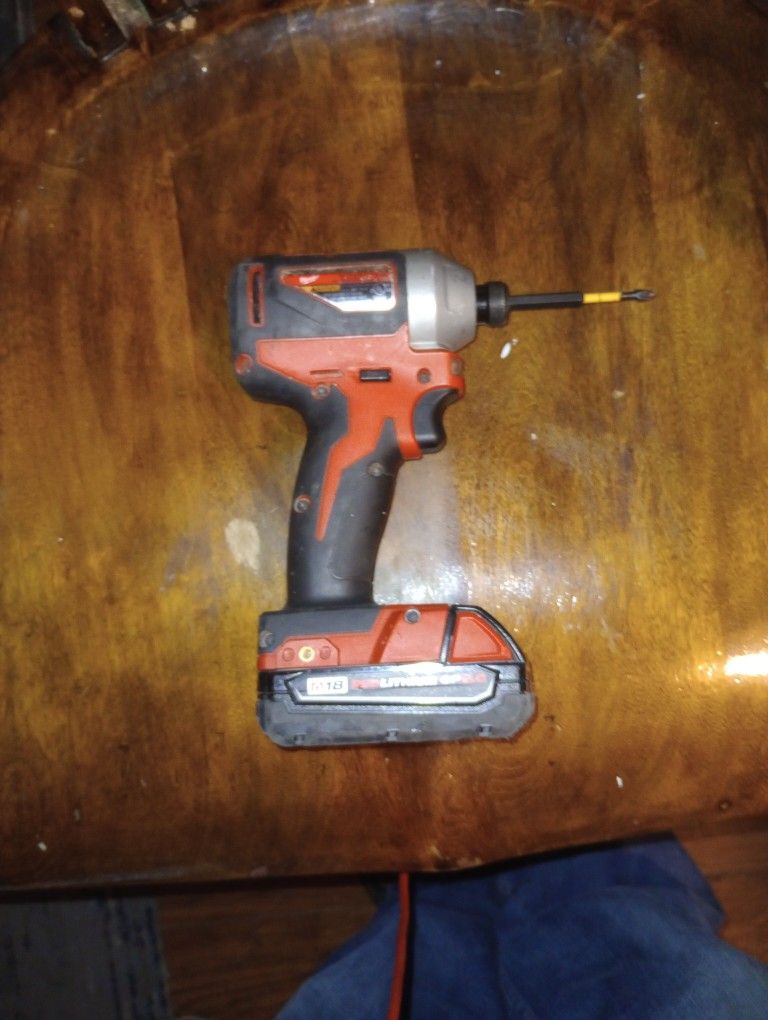 Milwaukee 18 Volt Brushless Driver With Two Batteries