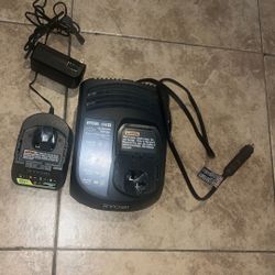 Set Of 2 House And Portable Charger For Ryobi Drill