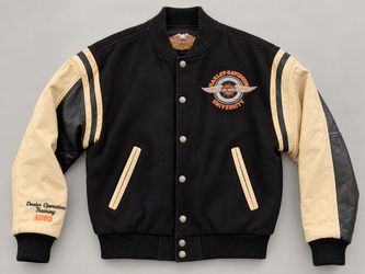 Harley-Davidson University 2000 Varsity Jacket – Genuine Leather