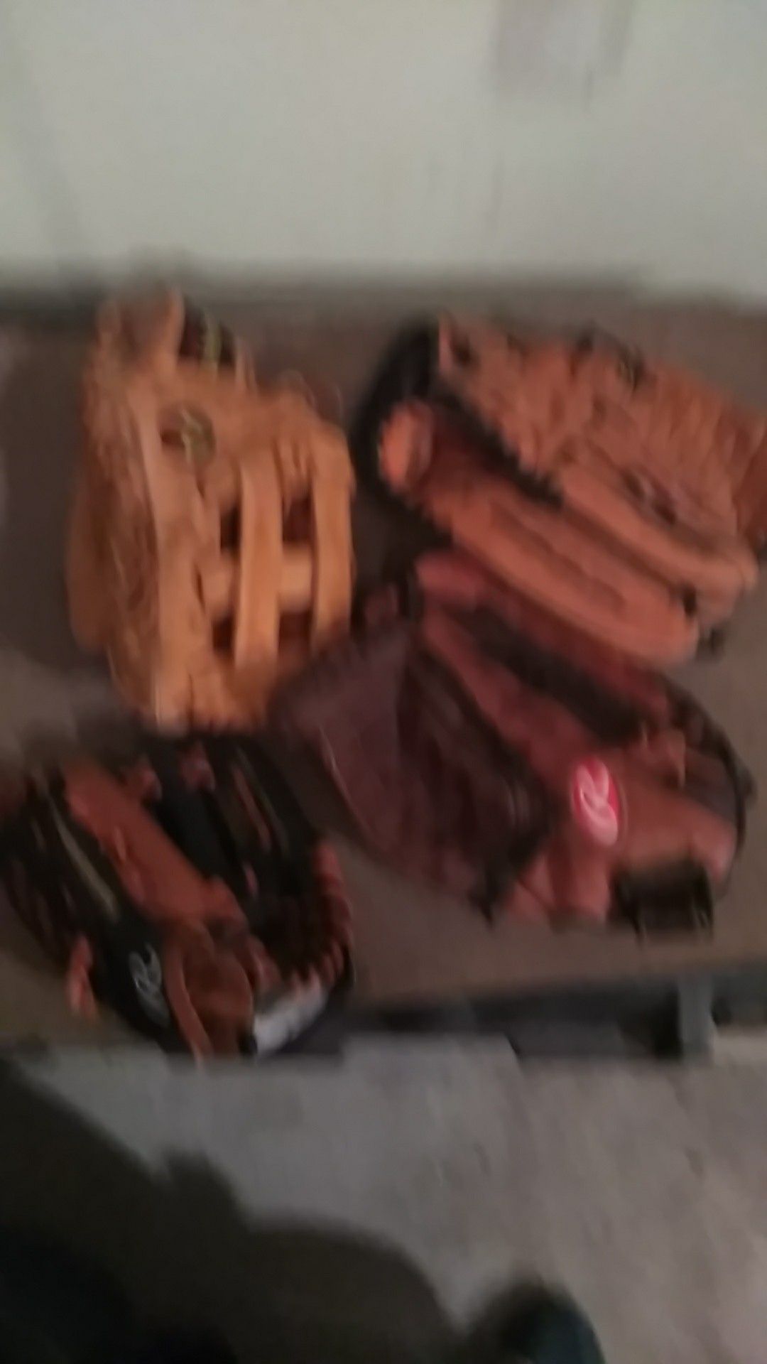More baseball gloves