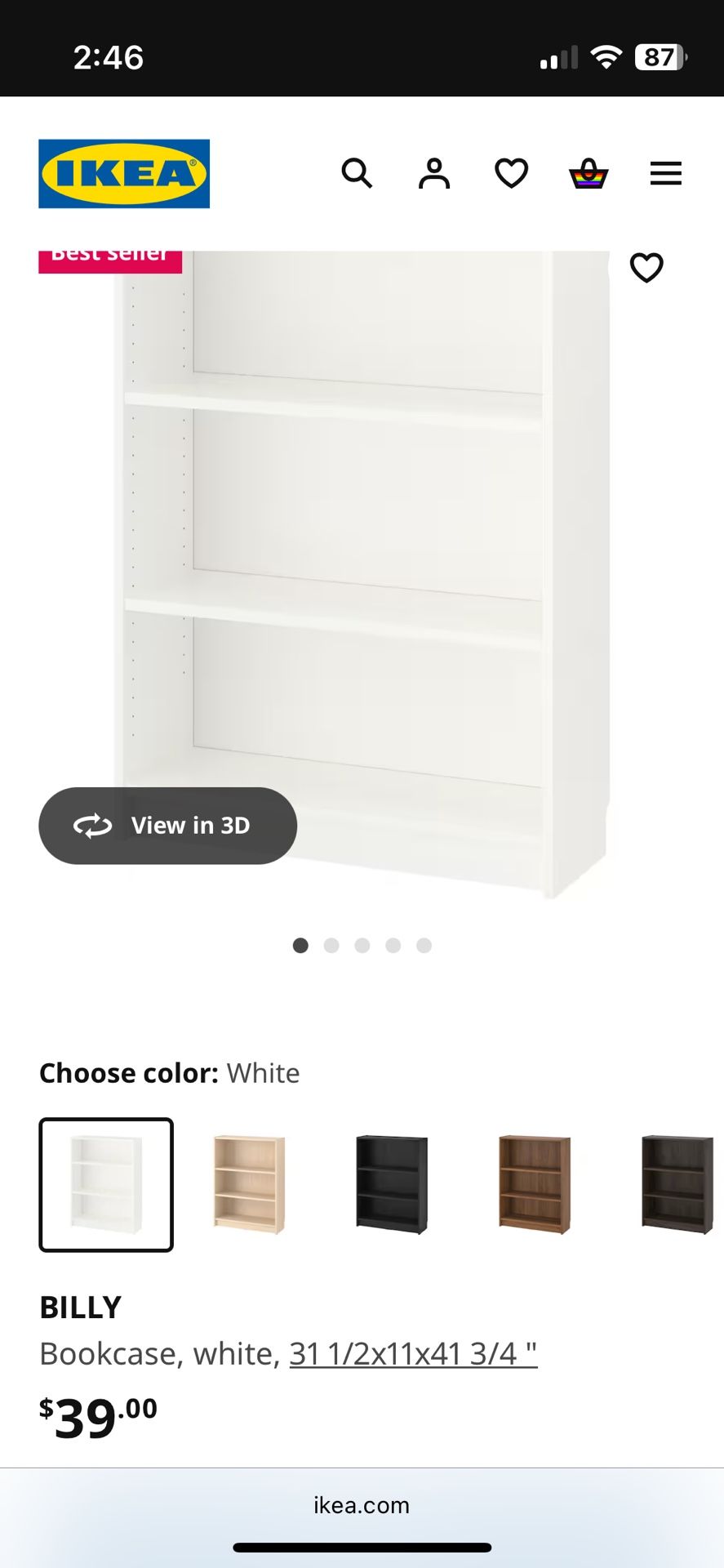 IKEA Billy Book Shelves 