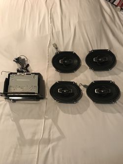 Pioneer car speakers and stereo