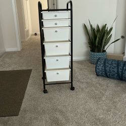 Rolling Storage Drawer Tower