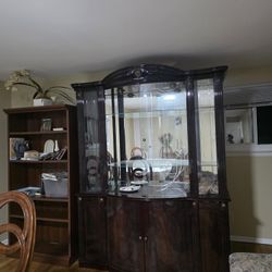 Closet With Glass And Mirror 