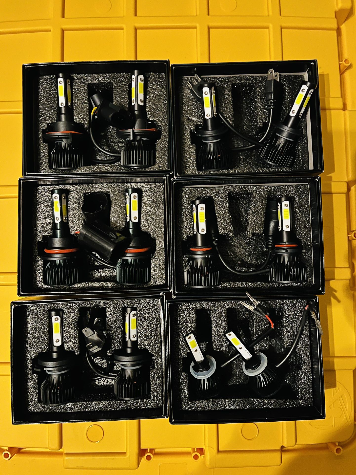 Super Bright White LED Bulbs 9006/9007/9005/9004/H13/H11/H9/H8/H7/H4/Hb3/Hb4/H1