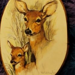 Rustic Deer Wall Signs