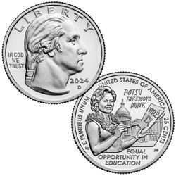 2024 Bank Rolled Patsy Mink D Quarters