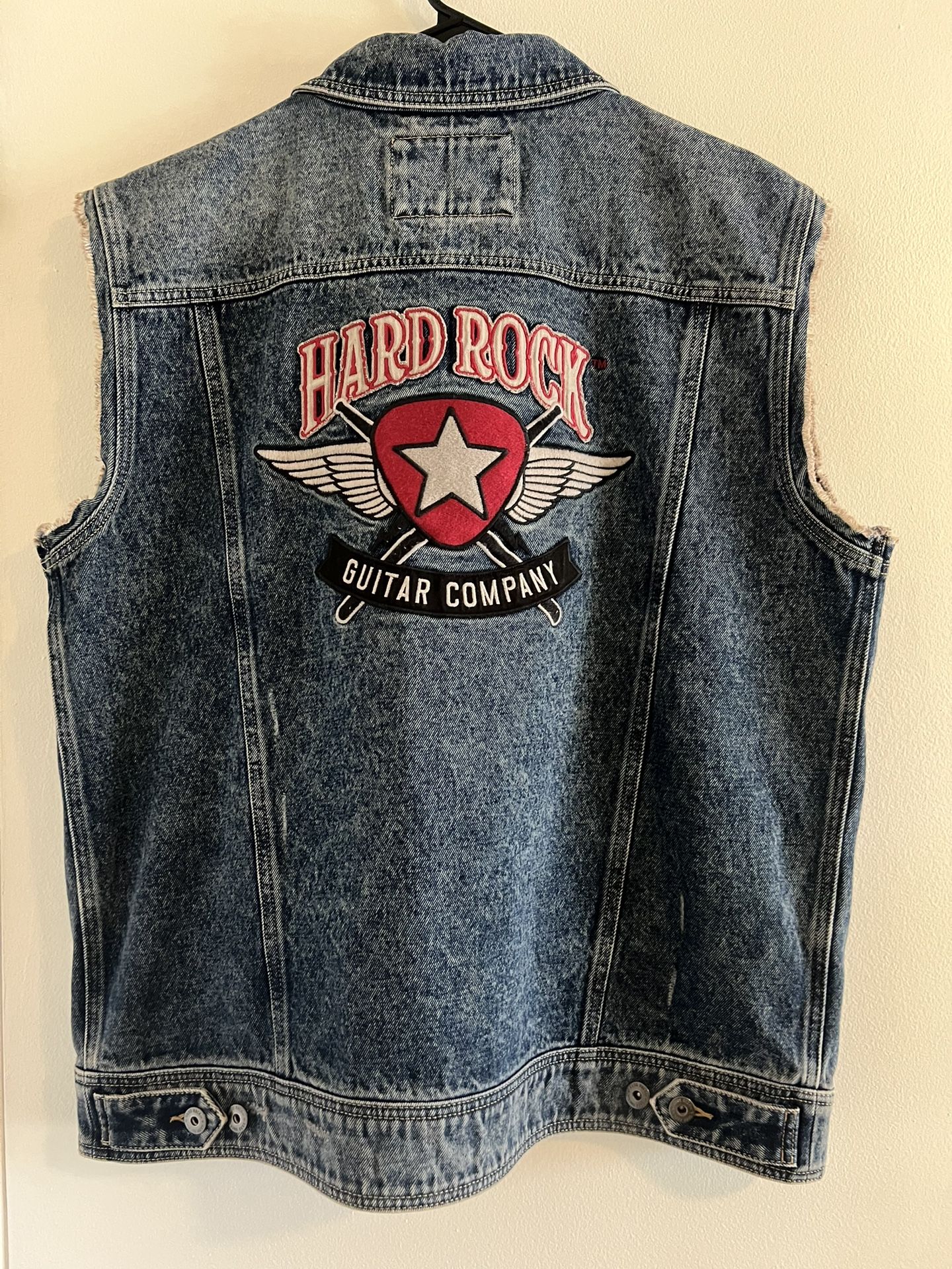 Hard Rock Denim Vest Jacket