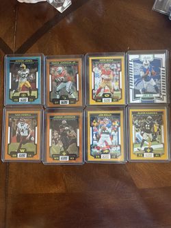 Numbered/Gold Football Cards