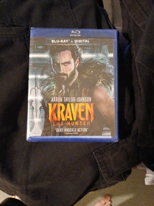 KravenThe Hunter On Blu-ray New Unopened