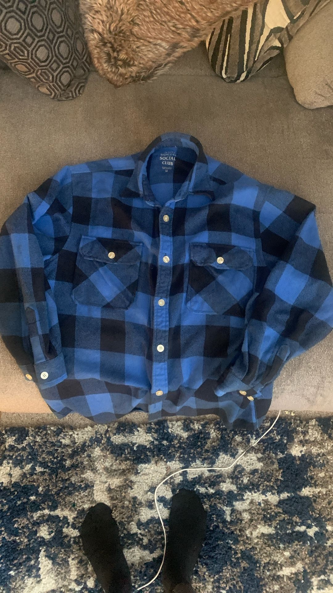 ジャケット・アウター ANTI SOCIAL SOCIAL CLUB Denim Button Up ANTI SOCIAL SOCIAL CLUB Denim Button Up Anti Social Club