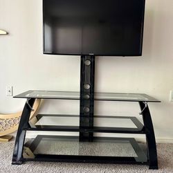 Tv Stand and Tv Samsung Smart