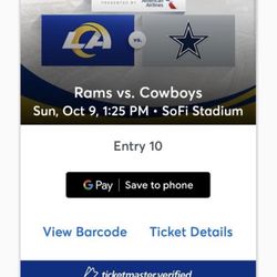 Cowboys Rams Tickets