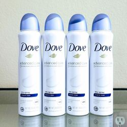 (4) Dove Women's Dry Deodorant Sprays - $16 For All FIRM 