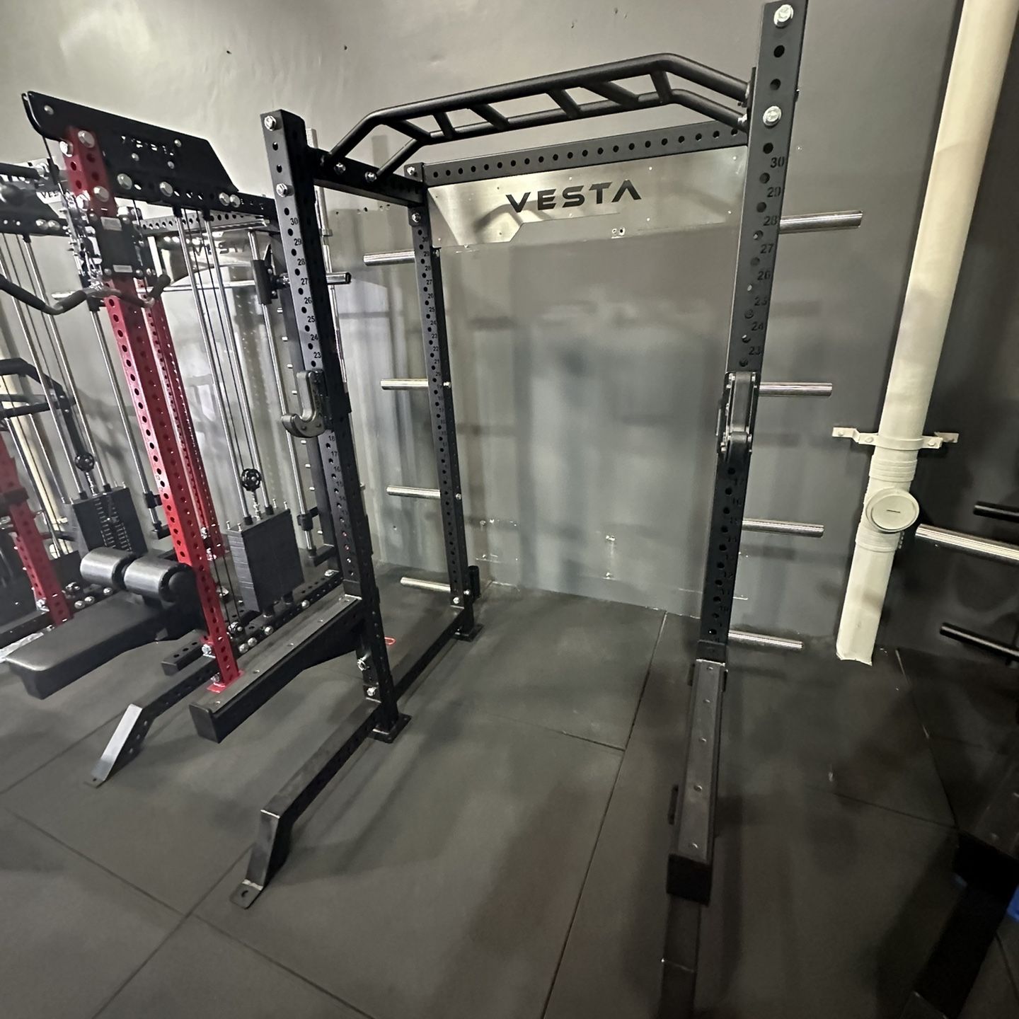 Vesta Fitness HR1000 | Adjustable Bench | 230lb Bumpers Olympic Weight | 7ft Olympic Barbell | Fitness | Gym Equipment | FREE DELIVERY 🚚 