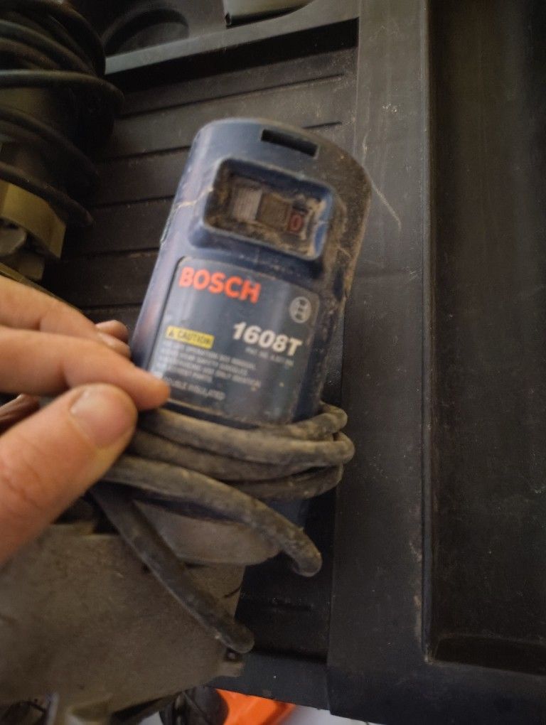 BOSCH 1608T Laminate Trimmer / Compact Router (Professional Grade)