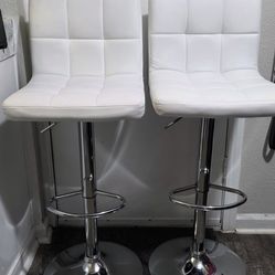 White Bar Stools