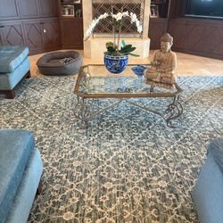 Elegant Blue Area Rug