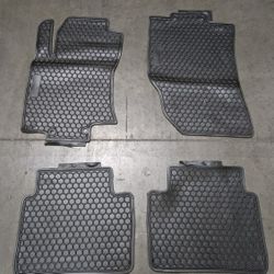 Heavy Duty Honeycomb Car Floor Mats for 2006-2011 Honda Civic, 8th Generation Custom Fit All-Season Rubber Liners, Odorless Waterproof Floor Guards