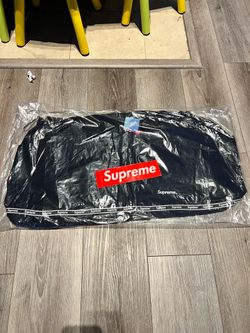Supreme Logo Taping Track Jacket 'Black'