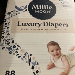 Millie Moon Luxury Diapers Size:2 9-18 Lbs.