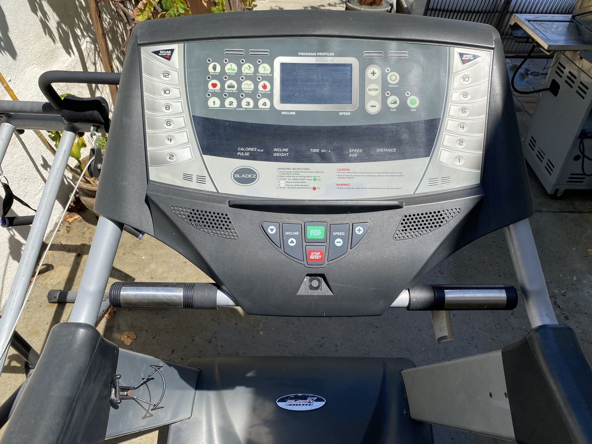 Full Size Treadmill & Workout Bench