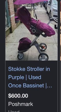 Stokke Stroller in Purple
