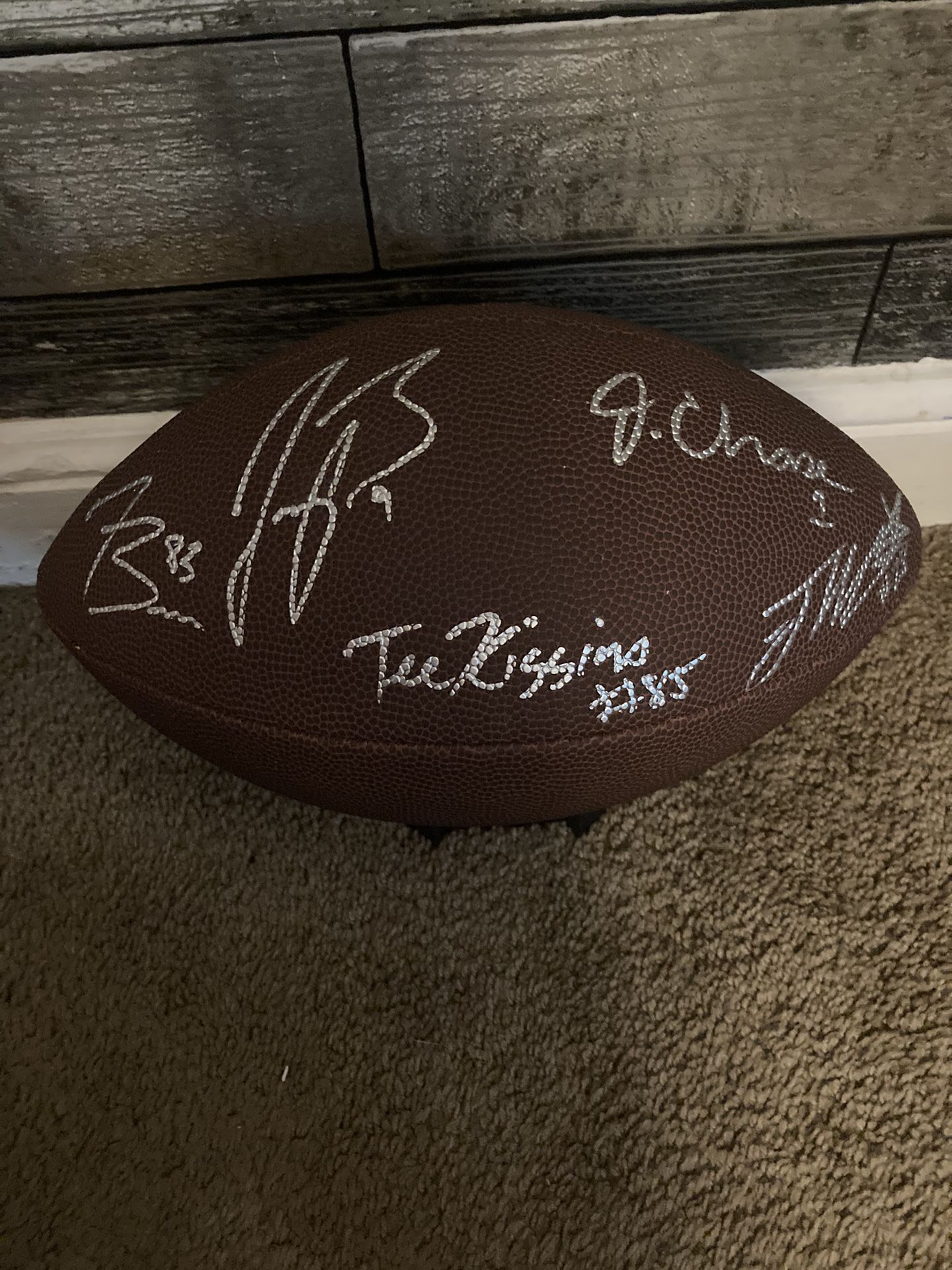 : Joe Burrow Joe Mixon And Ja'marr Chase Signed Photo