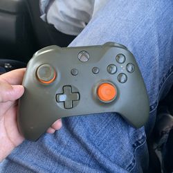 Xbox One Green/Orange controller Model 1708