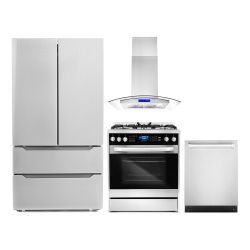 LUXURY KITCHEN APPLIANCES - New Open Box RANGE OVEN COOKTOP HOOD 