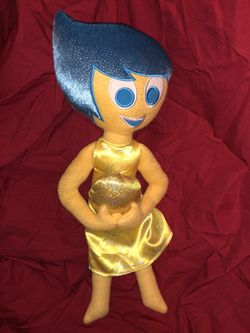 Disney Pixar Joy Inside Out large plush plushie doll 16” tall Easter Basket gift idea!