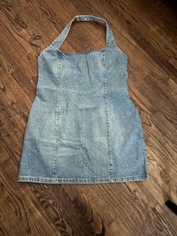 New!!!! New!!!!! ZARA Haltered Denim Dress
