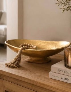 Gold Centerpiece Décor Bowl