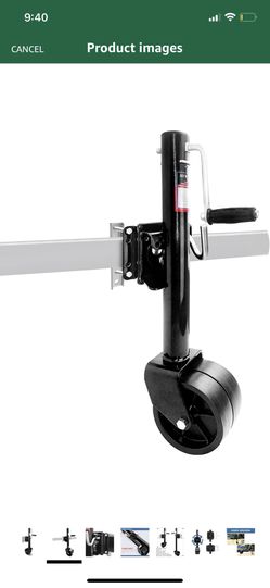 Aukayne Trailer Jack with Wheel Heavy Duty 2000 LBs 12" Lift for RV Boat Anti Rust Galvanized Thumbnail