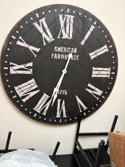 Blackish/Gray Decorative Clock