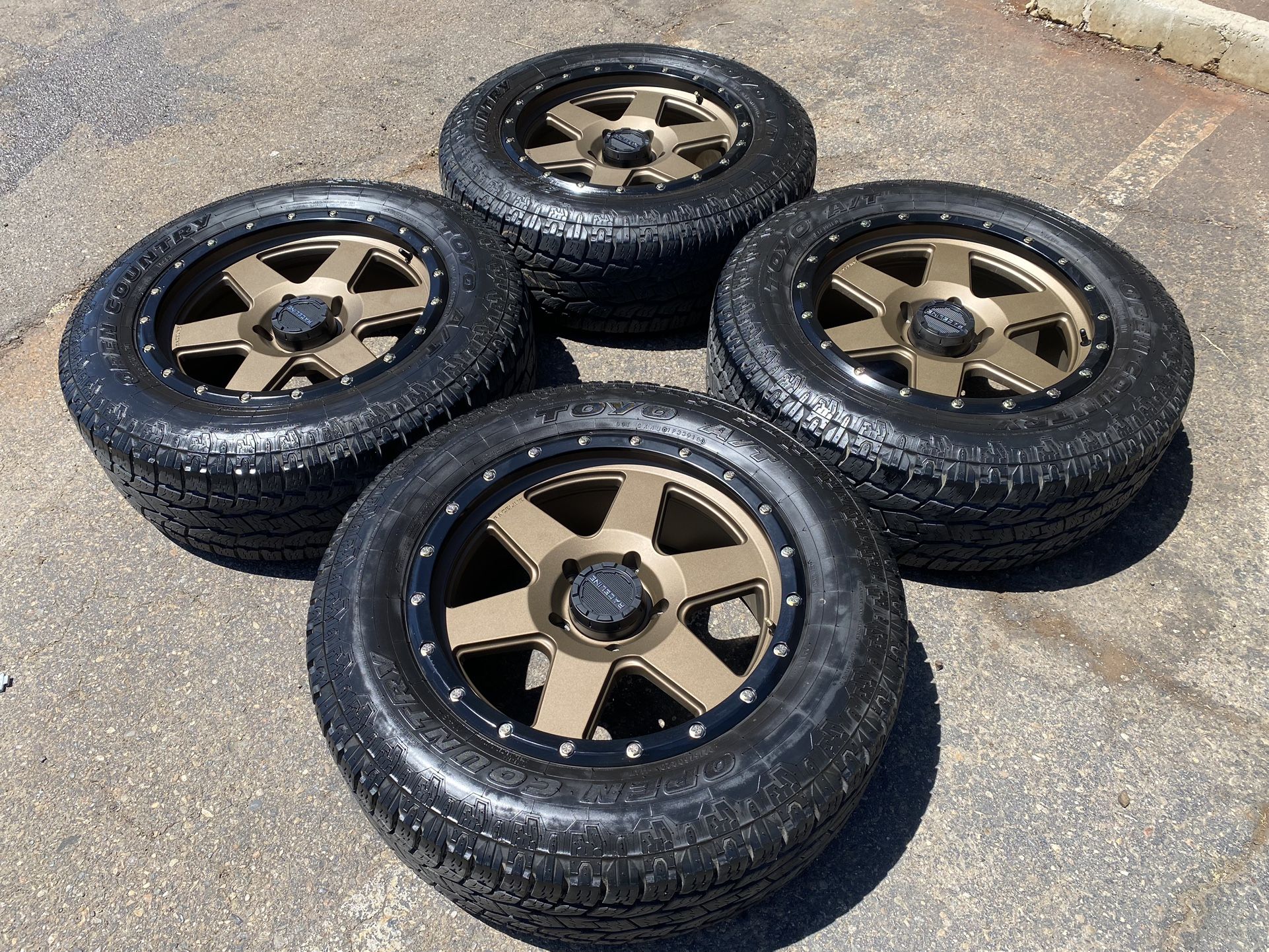 20” New Raceline Rims & Toyo 275/60R20 AT tires (tundra 5 lug 5x150 pattern)