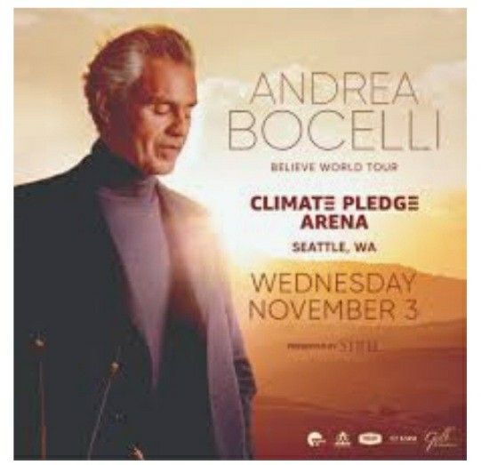 Andrea Bocelli Ticket