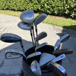 Full Stratos II Golf Club Set & Bag