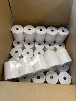 Thermal paper rolls 3in 1 8/220ft 50 /case