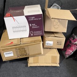 (6) NEW LED LIGHTS FOR HOUSE BLACK